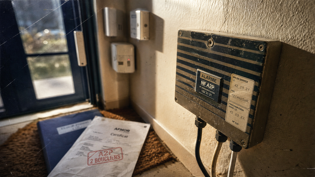 Alarme NFA2P : boîtier et protection maison, commerce et bijouterie