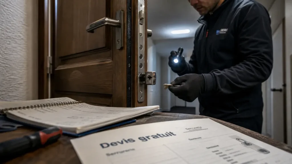 Maison de la clef : dépannage serrurerie d’urgence, technicien en intervention