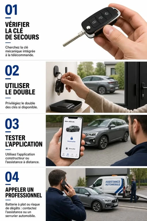 Comment ouvrir une voiture centralisé sans clé : étapes sûres pour un dépannage sans dégâts