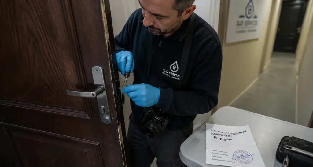Ouverture de porte Perpignan : serrure bloquée et clé cassée sans dégâts