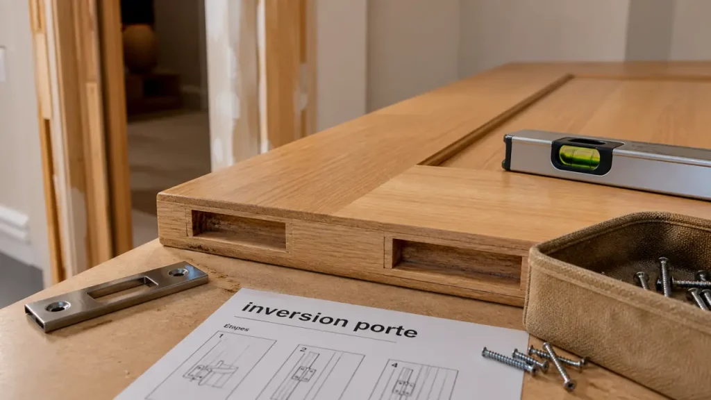 Inverser l’ouverture d’une porte coûte de 80 à 700 € selon le bâti et la sécurité