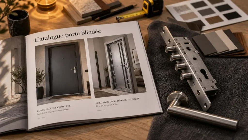 Catalogue porte blindée Tordjman : choisir entre 3, 5 ou 7 points selon son projet