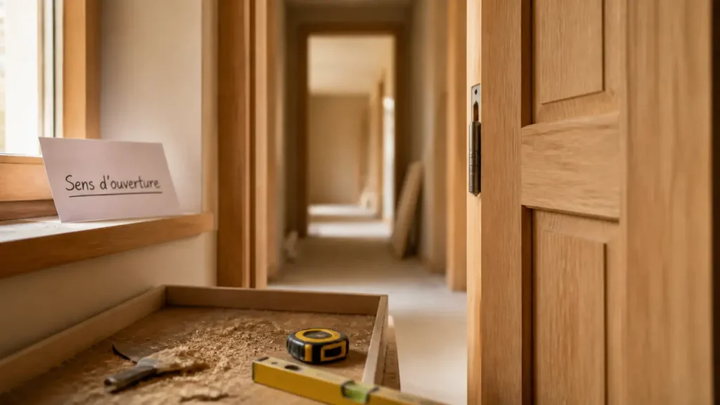 Changer le sens d’ouverture de porte sans changer le bâti