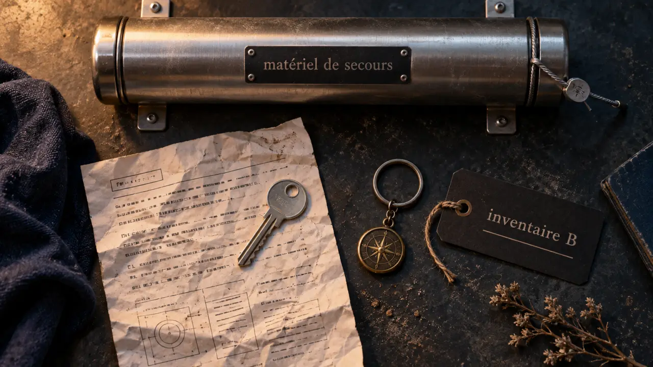 Clé pompier et coffre secours, modèle de clé B pour installation à ouvrir