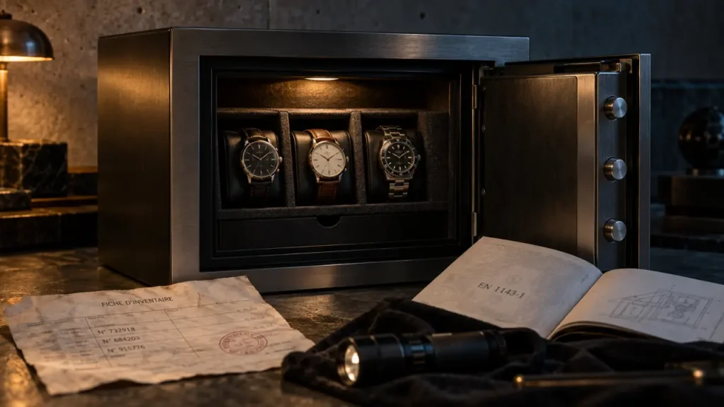Coffre-fort pour montres : sécurité certifiée ou simple meuble verrouillé ?