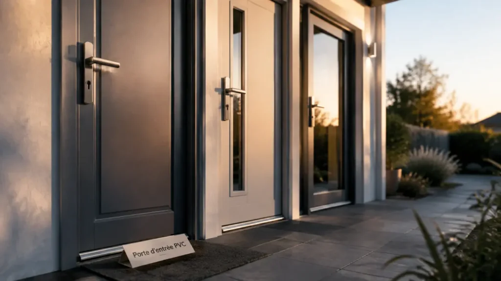 Porte d’entrée PVC : isolation, sécurité et style sans dépasser son budget